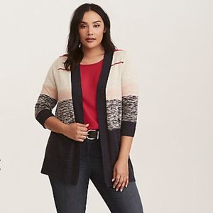 NWOT Torrid Brand Striped Cardigan